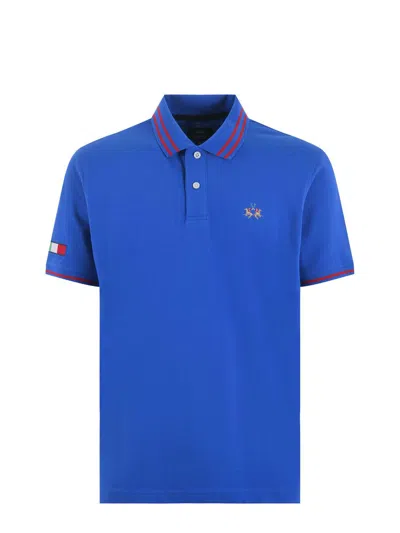 La Martina T-shirts And Polos Clear Blue