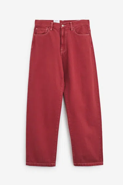 Carhartt Wip Trousers In Red