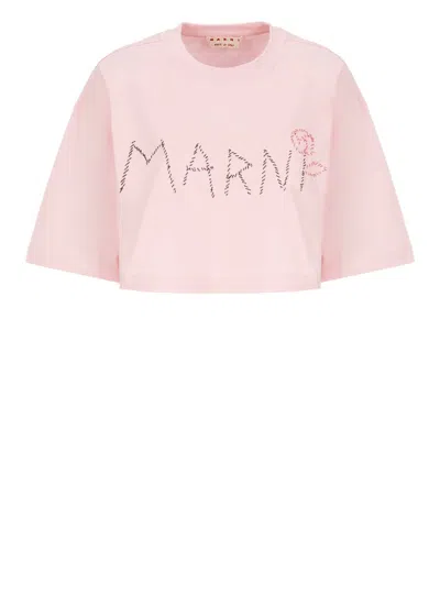Marni T-shirts And Polos Pink
