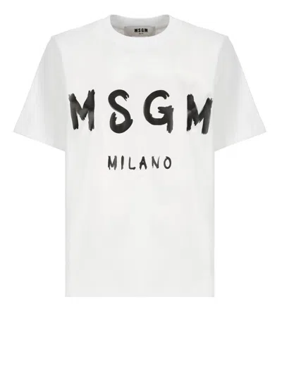 Msgm T-shirts And Polos White