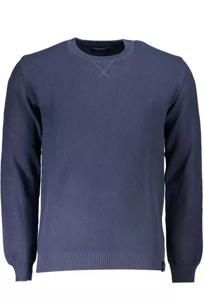 North Sails Ocean-inspi Organic Cotton Men's Sweater In Blue