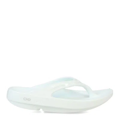 Oofos Women's Oolala Sandal In Ice In Blue