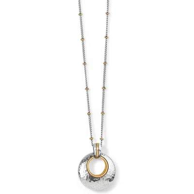 Brighton Women's Ferrara Entrata Petite Necklace In Silver-gold In Metallic