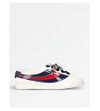 GUCCI Falacer leather crystal-embellished trainers