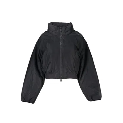 Calvin Klein Elegant Waterproof Long Sleeve Women's Jacket In Black