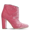 MALONE SOULIERS EULA VELVET HEELED BOOTS