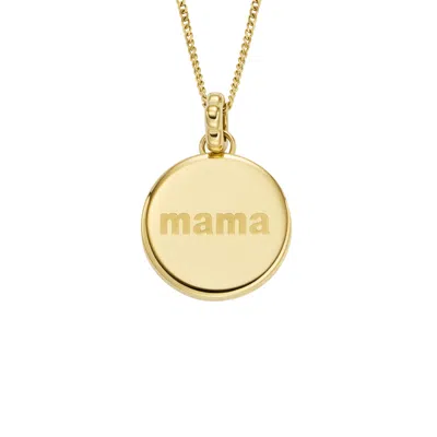 Fossil Women's Mothers Day Locket Gold-tone Stainless Steel Pendant Necklace