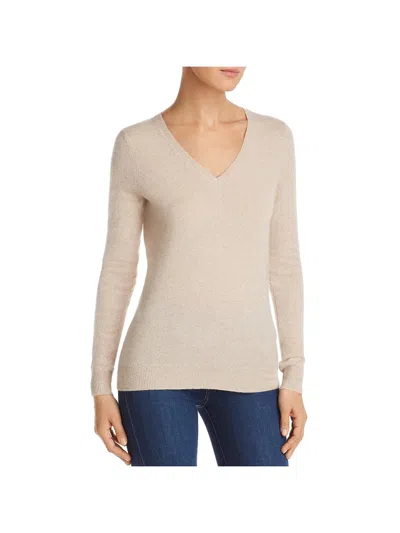 Private Label Womens Cashmere Marled Sweater In Beige