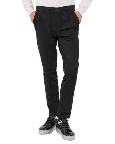 Ron Tomson Fitted Casual Everyday Pant In Black