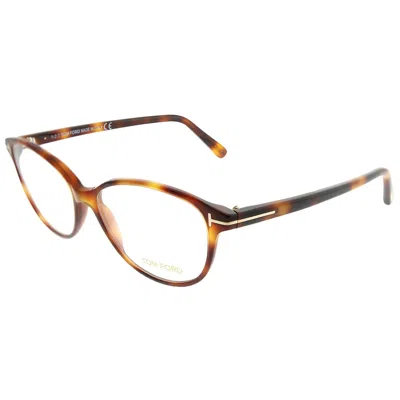 Tom Ford Soft Cat-eye Ft 5421 053 53mm Womens Cat-eye Eyeglasses 53mm In Multi