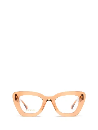 Gucci Eyewear Eyeglasses In Brown