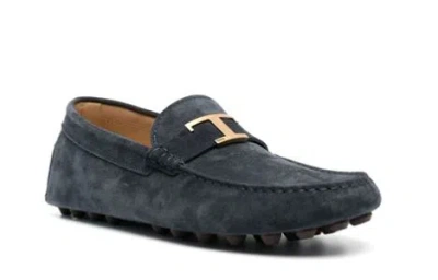 Tod's Timeless Gommino Loafers In Blue