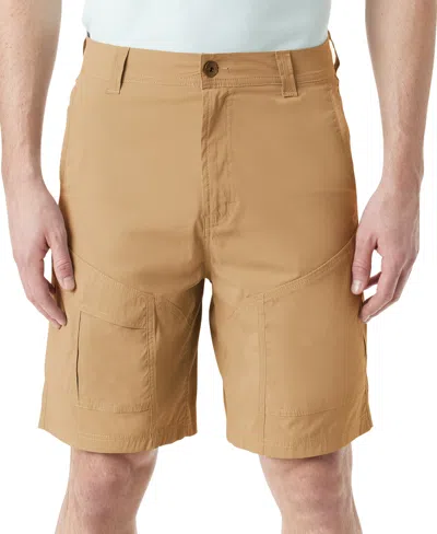 Bass Outdoor Men's All Grounds Triple Needle Stitch 9-3/8" Cargo Shorts In Kelp