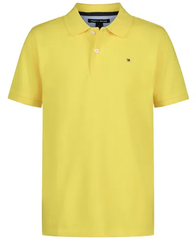 Tommy Hilfiger Teen Boys Yellow Cotton Polo Shirt