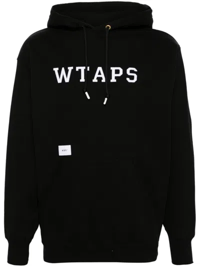 Wtaps Academy Hooded Sweatshirt In Black