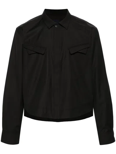 J.lal Sintan Cropped Shirt In Black