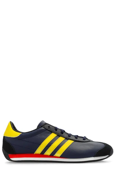Adidas Originals Country Og Leather Sneakers In Blau