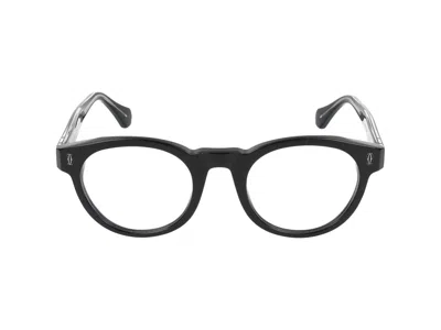 Cartier Eyeglasses In Black Black Transparent