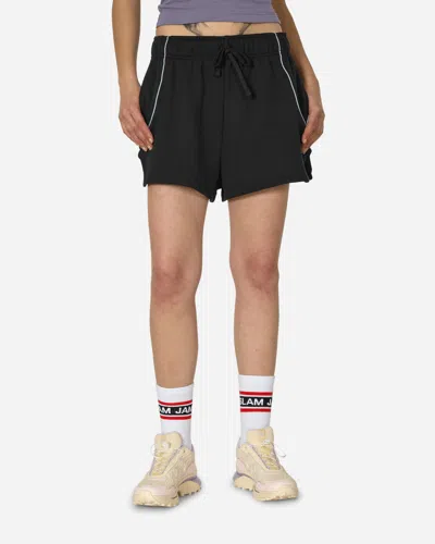 Nike High-waisted French Terry Shorts Black / Light Pumice In Multicolor