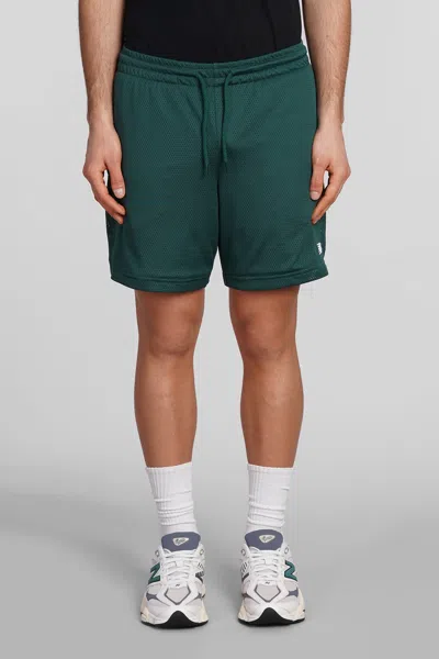 New Balance Shorts In Green Polyester