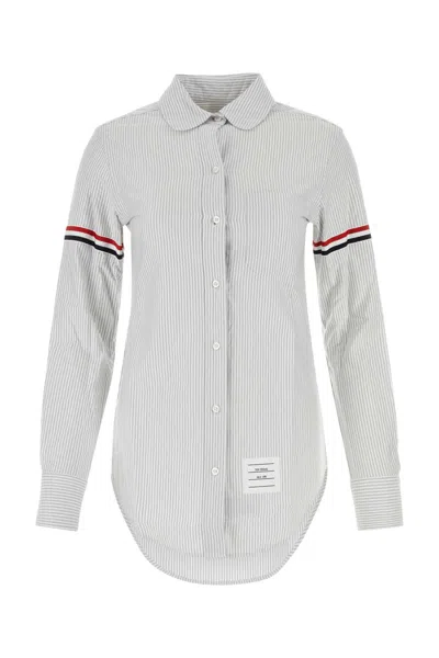 Thom Browne Printed Cotton Shirt In 035