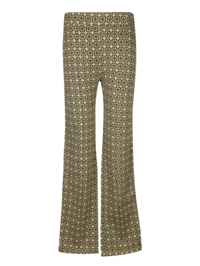 Wales Bonner Brown Power Track Trousers In Green
