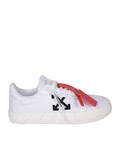 Off-white Low Vulcan White And Black Sneakers