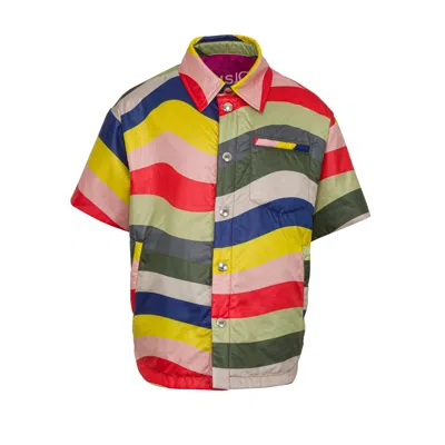 Khrisjoy Kids' Camicia Imbottita In Multicolor