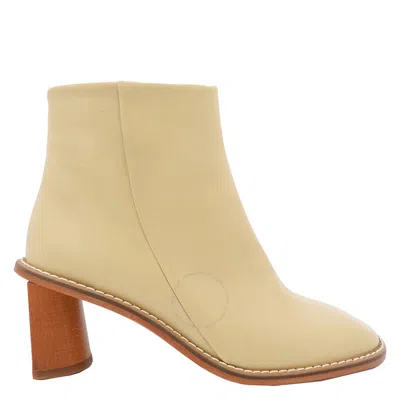 Rejina Pyo Woman Ankle Boots Light Yellow Size 11 Leather In Beige