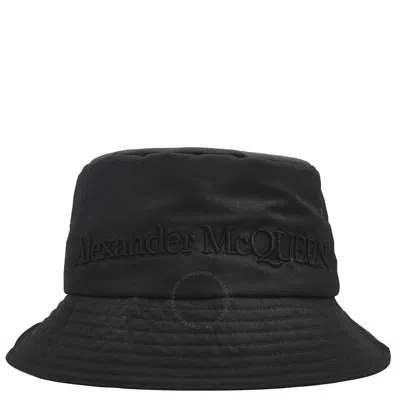 Alexander Mcqueen Padded Bucket Hat In Black