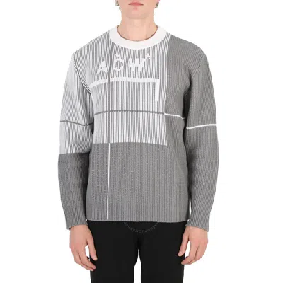 A-cold-wall* Grid Sweater In Grey