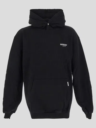 Represent Cotton Sweatshirt In Black