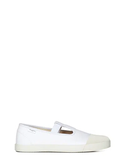Maison Margiela Mary Jane Sneakers In White