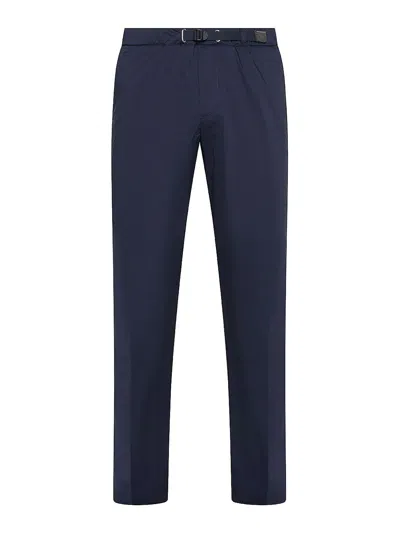 White Sand Straight Trousers In Blue