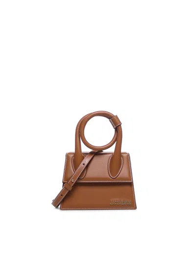 Jacquemus Le Chiquito Noeud Bag In Buff