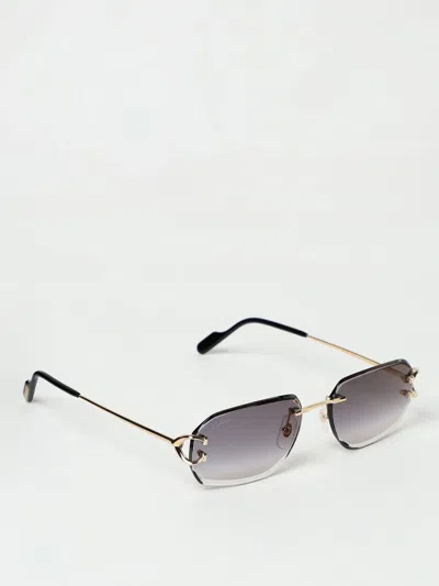 Cartier Sunglasses Men Gold Men