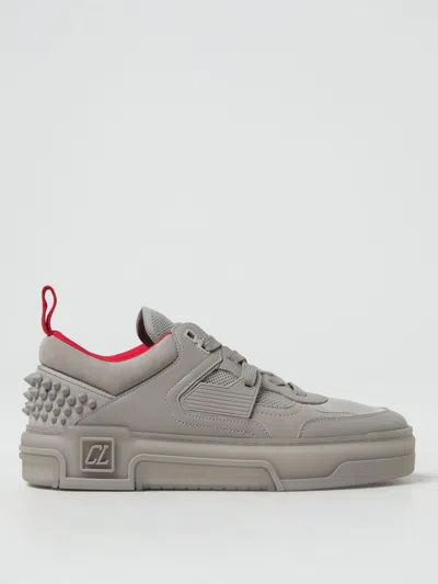 Christian Louboutin Sneakers Woman Grey Woman In Gray
