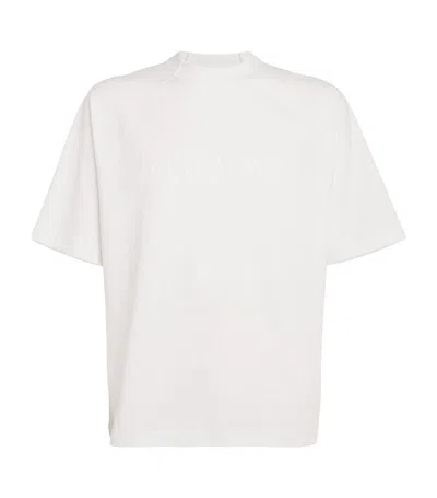 Jacquemus Raglan-sleeve Logo T-shirt In White
