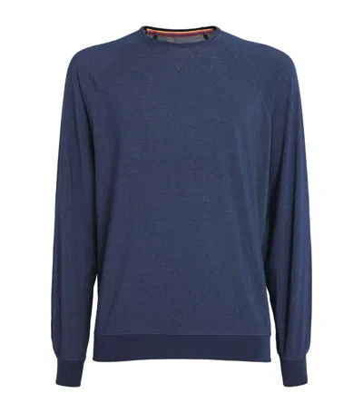 Paul Smith Modal-blend Harry T-shirt In Blue