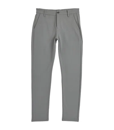 Paige Straight-fit Stafford Trousers In Grey