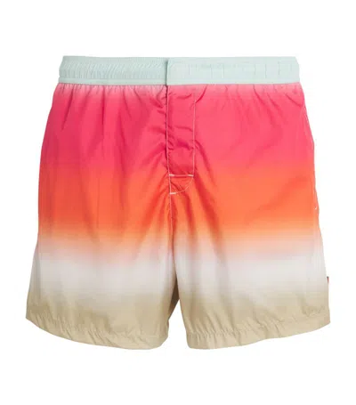 Missoni Dégradé Print Swim Shorts In Orange