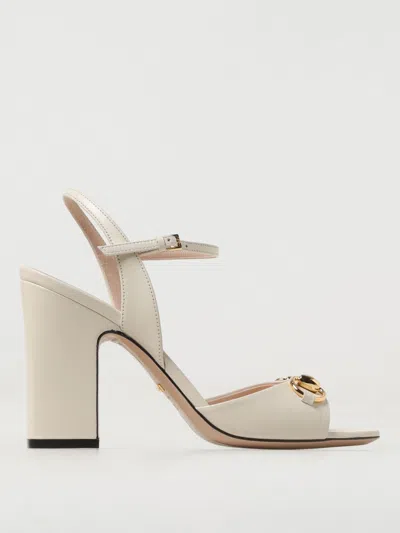 Gucci Heeled Sandals Woman White Woman