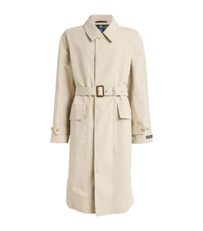 Polo Ralph Lauren Belted Trench Coat In Multi