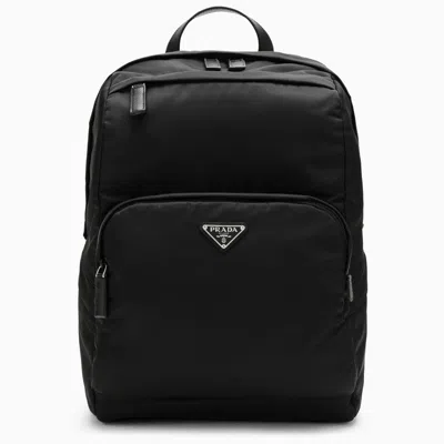Prada Black Re-nylon Backpack Men