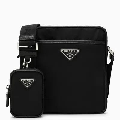 Prada Black Re-nylon Cross-body Bag Men