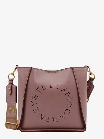 Stella Mccartney Woman Stella Logo Woman Pink Shoulder Bags