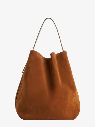 Totême Toteme Woman Shoulder Bag Woman Brown Shoulder Bags