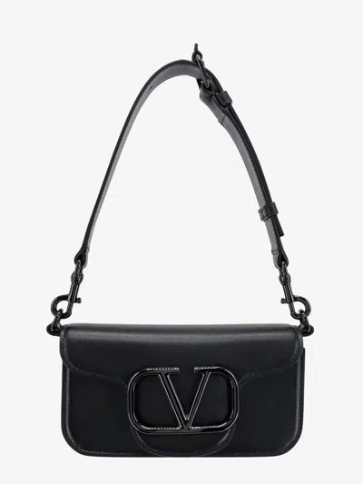 Valentino Garavani Man Mini Locã' Man Black Shoulder Bags