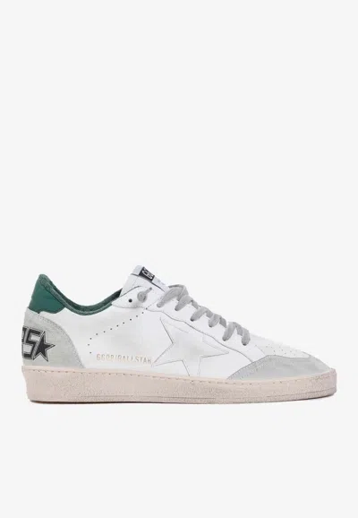 Golden Goose Db Ball Star Low-top Sneakers In Leather In White