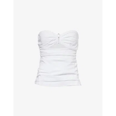 4th & Reckless Indi Strapless Top In White